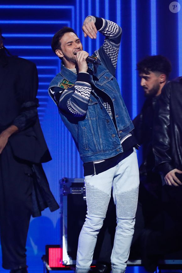 Exclusif - Billy Crawford chante son premier tube "Trackin'' - Enregistrement de l'émission "Génération Hit Machine Vol. 2" au Dôme de Paris, les 8 et 9 novembre 2022, diffusée sur W9 le 31 janvier 2023
© Christophe Clovis / Bestimage