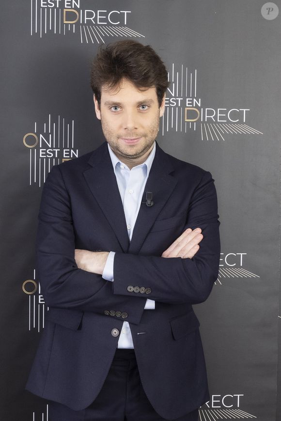 Exclusif - Benjamin Duhamel - Backstage de l'enregistrement de l'émission "On Est En Direct (OEED)", présentée par L.Ruquier et L.Salamé, et diffusée en direct le 2 avril sur France 2
© Jack Tribeca / Bestimage