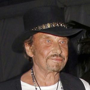 Le chanteur français Johnny Hallyday et son épouse Laeticia assistent au festival de musique de Coachella à Indio. Indio, Californie - vendredi 17 avril 2015. Photo : © /PCN/ABACAPRESS.COM