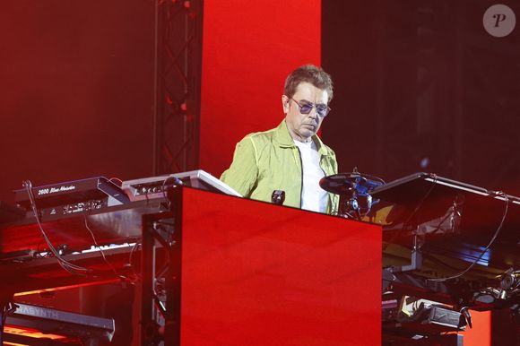 Jean-Michel Jarre sur la place Paleizenplein - Place des Palais à Bruxelles le mardi 01 juillet 2025, lors de la deuxième journée de la première édition de l'événement Brussels Palace Open Air.

Photo by ABACAPRESS.COM