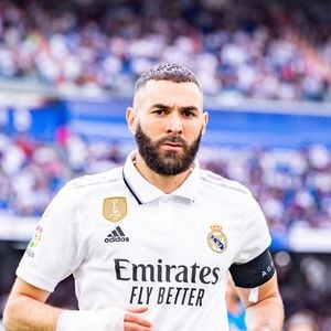 Karim Benzema très ému lors de son dernier match avec le Real Madrid au stade Santiago Bernabeu, le 4 juin 2023. © Agencialof/Action Plus Sports via Zuma Press/Bestimage