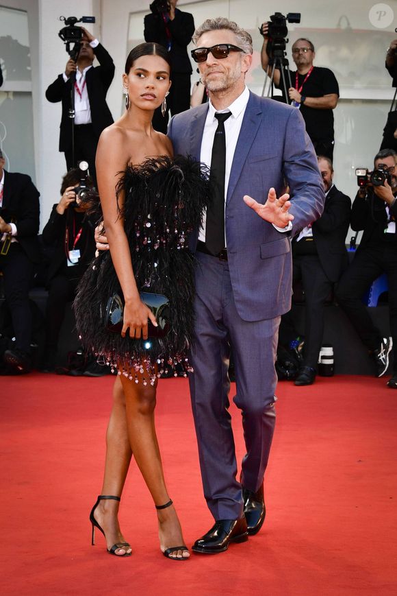 Vincent Cassel et Tina Kunakey - Red carpet pour le film "J'accuse!" lors du 76ème festival du film de venise, la Mostra le 30 Août 2019.
© Imago/ Panoramic / Bestimage