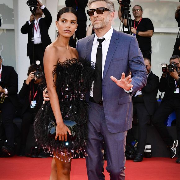 Vincent Cassel et Tina Kunakey - Red carpet pour le film "J'accuse!" lors du 76ème festival du film de venise, la Mostra le 30 Août 2019.
© Imago/ Panoramic / Bestimage