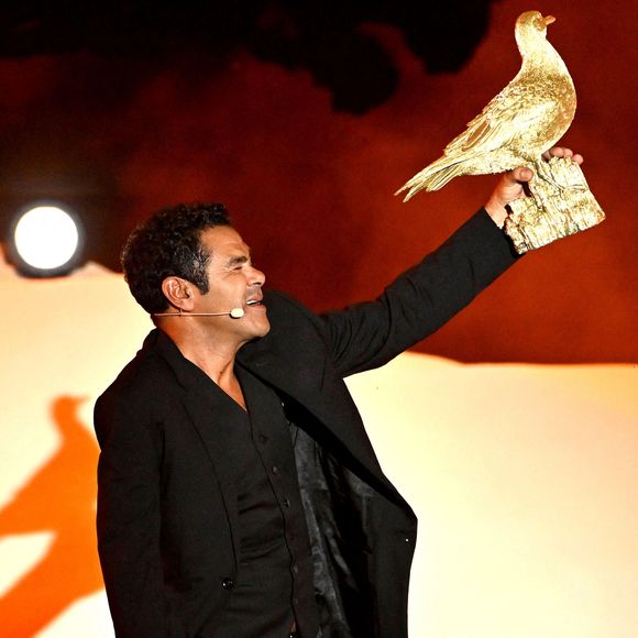 Exclusif - Jamel Debbouze durant l'enregistrement de la première soirée de "L'humour à la plage" pour la 3ème édition du festival de Juan les Pins à la pinède Gould le 26 juin 2026. © Bebert-Tribeca/Bestimage