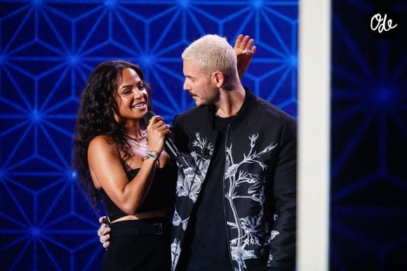 Exclusif - M. Pokora (Matt Pokora) et sa femme Christina Milian - Surprises - Enregistrement de l'émission "La boîte à secrets N°17", présentée par F.Bollaert et diffusée le 19 janvier 2024 sur France 3
© Christophe Clovis / Bestimage