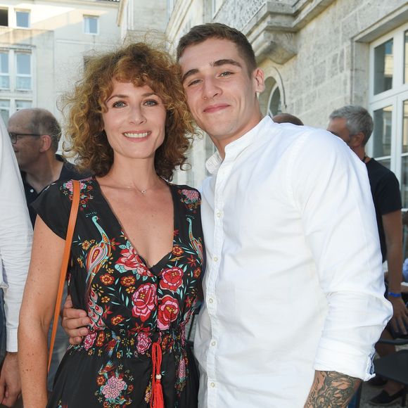 Elsa Lunghini et son fils Luigi Kröner lors du premier jour de la 11ème édition du festival du Film Francophone d'Angoulême, France, le 21 août 2018. © Coadic Guirec/Bestimage