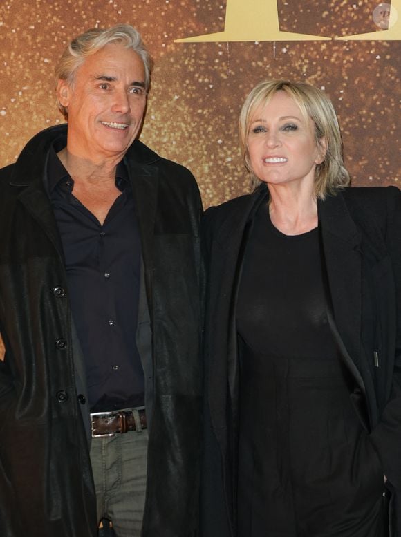Patricia Kaas et son compagnon Laurent - Avant-première du film "Gladiator 2" au cinéma Pathé Palace à Paris. © Coadic Guirec / Bestimage