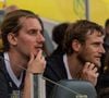 Paul Mirabel, Matthias Quiviger, dit Ragnar Le Breton - Match des Légendes du Variétés Club de France contre le FC Nantes au profit du Secours Populaire au stade de la Beaujoire à Nantes le 3 juin 2025. © Martin Bousseau/Bestimage