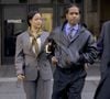 Élégante, l'interprète du titre Umbrella portait un trench et un foulard beige et est restée très discrète lors de l'audience au tribunal.
Exclusif - Rihanna et A$AP Rocky sortent du tribunal de Los Angeles le 7 février 20255 @Backgrid USA / Bestimage