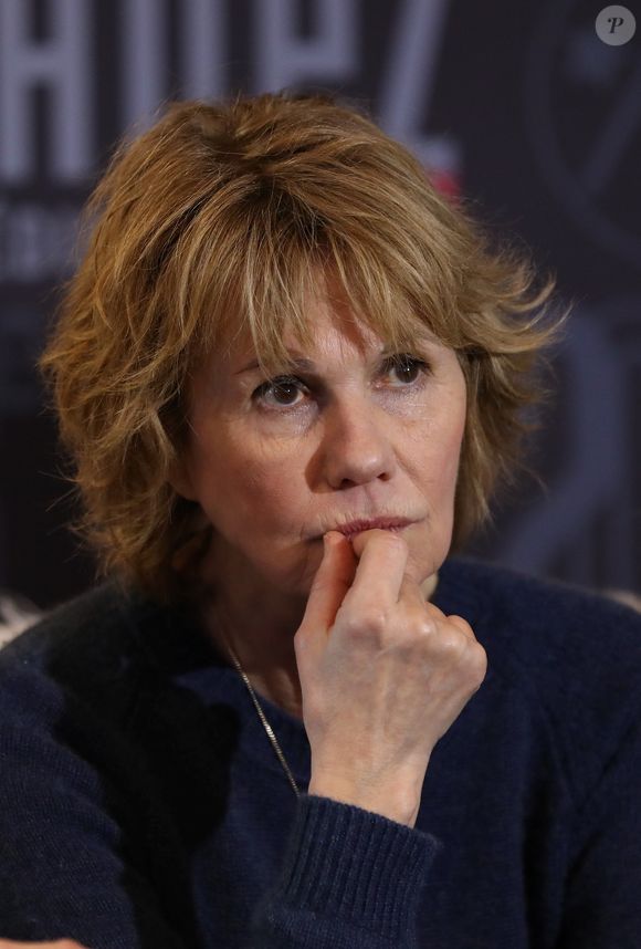 Miou-Miou lors de la présentation du film "Larguées" au 21ème festival international du film de comédie de l'Alpe d'Huez le 20 janvier 2018.
© Dominique Jacovides / Bestimage