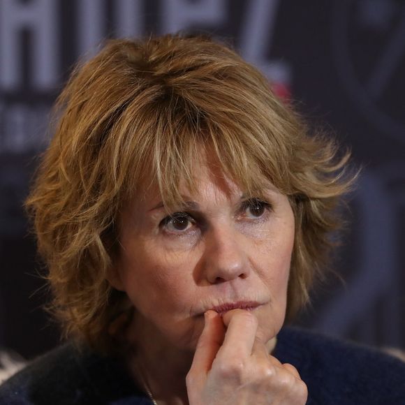 Miou-Miou lors de la présentation du film "Larguées" au 21ème festival international du film de comédie de l'Alpe d'Huez le 20 janvier 2018.
© Dominique Jacovides / Bestimage