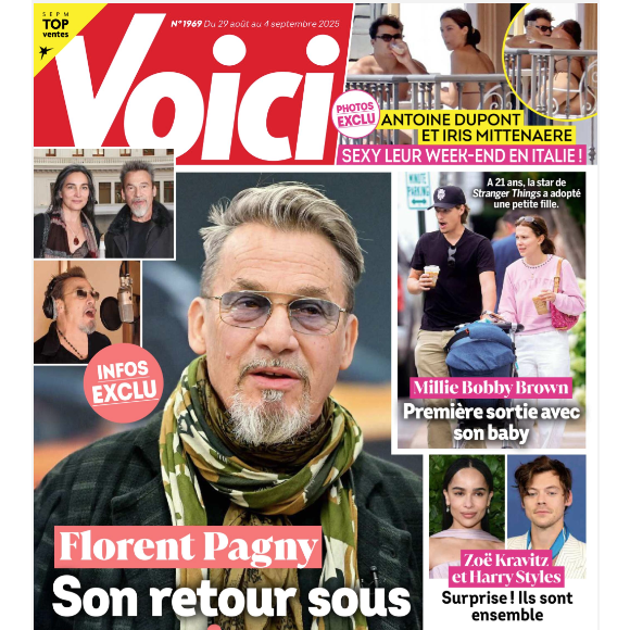 Couverture de "Voici" du 29 août 2025.