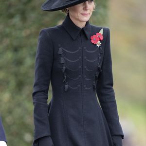 Kate Middleton, princesse de Galles, lors de la cérémonie du souvenir organisée par la Royal British Legion au National Memorial Arboretum dans le Staffordshire le 11 novembre 2025. Photo par GOFF  / BESTIMAGE