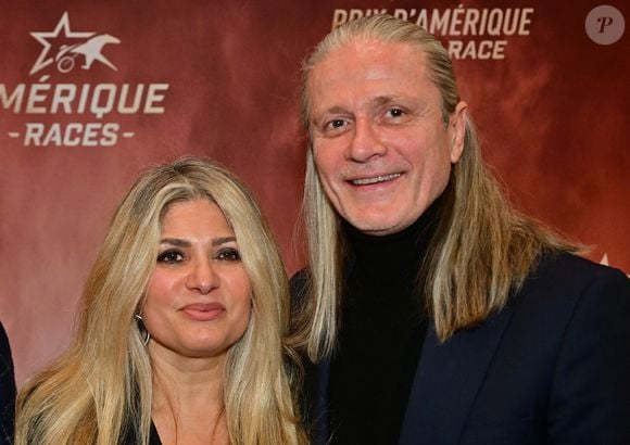 Emmanuel Petit et sa compagne - 104ème édition du Prix d'Amérique 2025 à l'hippodrome Paris-Vincennes le 26 janvier 2025. © Christian Liewig/Bestimage