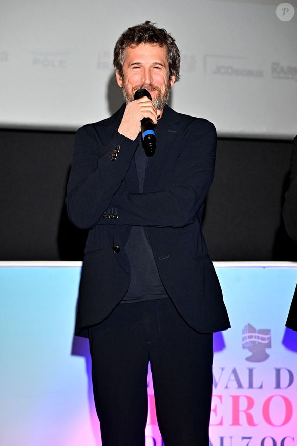 Guillaume Canet durant la soirée d'ouverture de la 5eme édition du festival Cinéroman au cinéma Pathé Gare du Sud à Nice, le 2 octobre 2023. © Bruno Bebert / Bestimage