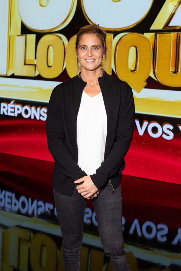 Exclusif - Pauline Deroulede en backstage de l'enregistrement de l'émission "100% Logique", présentée par C.Féraud et diffusée le 7 mars 2026 sur France 2, à Saint Denis, France, le 26 novembre 2025. © Jeremy Melloul/Bestimage