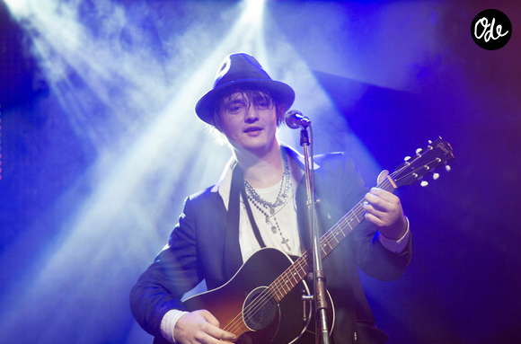 Concert de Peter Doherty au Bus Palladium, un établissement du Moma Group. Photo prise le 8 janvier 2013 à Paris.
