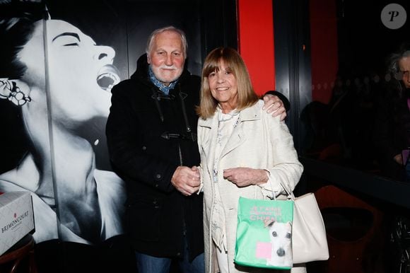 Exclusif - Jean-Jacques Debout et sa femme Chantal Goya - Dernier tour de chant de Jean-Jacques Debout au club "Le Bal Blomet " © Christophe Clovis/Bestimage