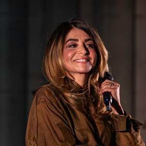 Exclusif - Julie Zenatti lors du premier concert de sa tournée "Le chemin" à l'église Saint-Jean-Baptiste de Belleville à Paris le 24 avril 2025.
© Florian Savina / Bestimage