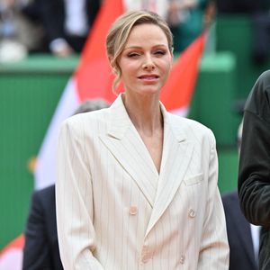 La princesse Charlène de Monaco - La famille princière assiste à la finale du Rolex Monte-Carlo Masters au Monte-Carlo Country Club de Roquebrune Cap Martin, le 12 avril 2026 © Bruno Bebert / Bestimage
