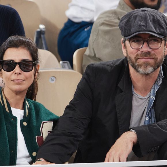 Reem Kherici et son ex compagnon Gilles Lemaire - Célébrités dans les tribunes des Internationaux de France de tennis de Roland Garros 2024 à Paris, le 29 mai 2024.

© Moreau / Jacovides / Bestimage