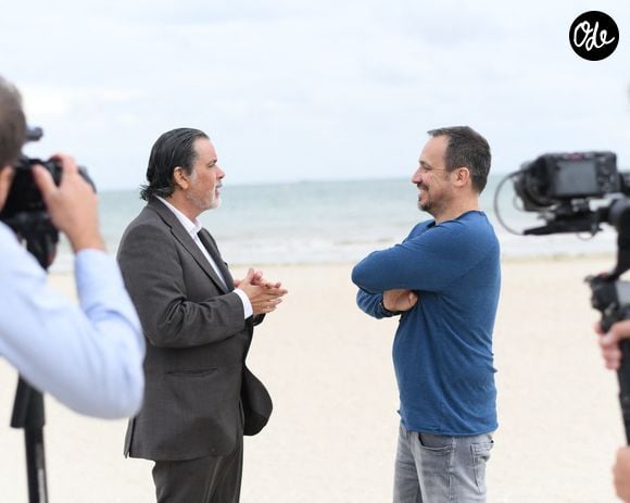 Christophe Barratier, Alexandre Astier - Cérémonie d'ouverture du 8e Festival du cinéma et de la musique de film de La Baule, le 29 juin 2022. © Rachid Bellak/Bestimage