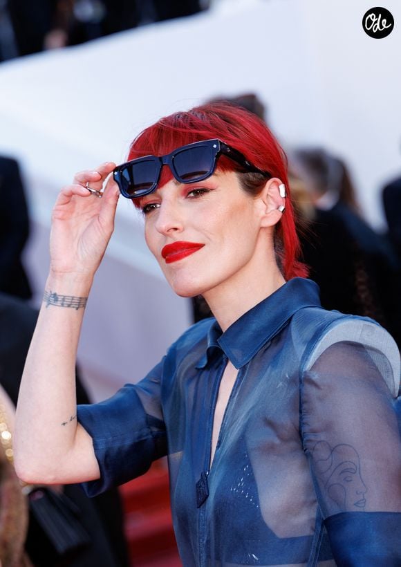 Jennifer Ayache - Montée des marches du film "Karma" lors du 79ème Festival International du Film de Cannes, le 15 mai 2026. 

© Jacovides-Moreau / Bestimage