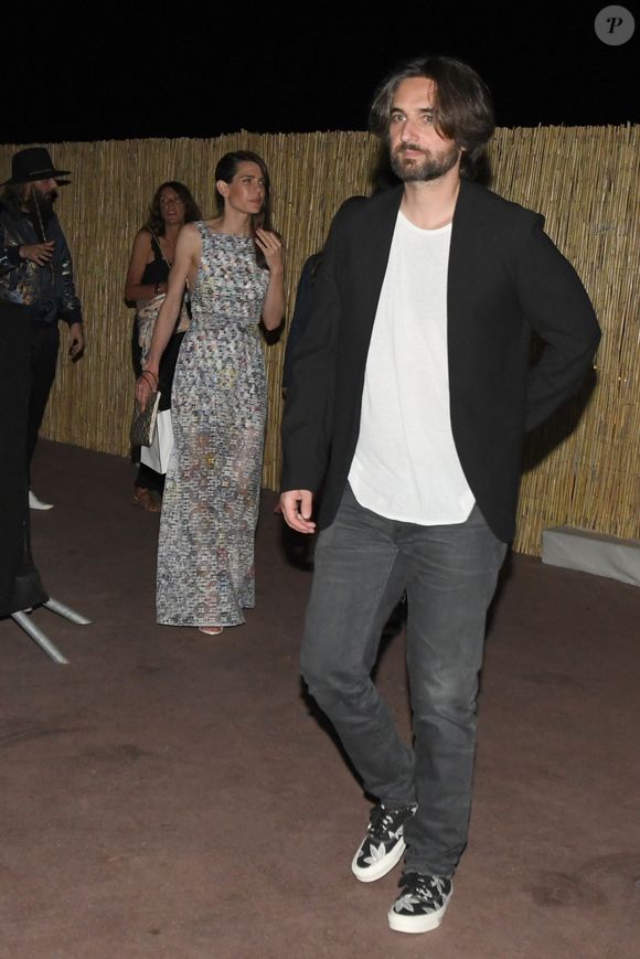 Charlotte Casiraghi et Dimitri Rassam - Les célébrités arrivent à la soirée Chanel lors du 74ème Festival International du Film de Cannes, le 7 juillet 2021