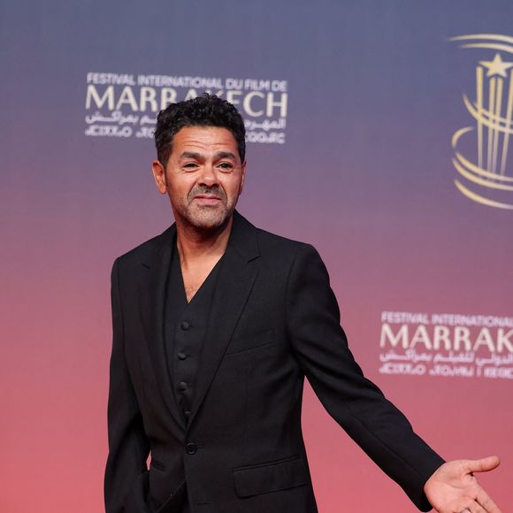 Jamel Debbouze au photocall de la cérémonie d'hommage à Sean Penn lors de la deuxième journée du 21e Festival international du film de Marrakech, le 30 novembre 2024 à Marrakech, Maroc. © Dominique Jacovides/Bestimage