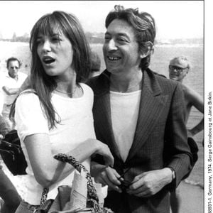 © DPA/ABACA. 38931-1. Allemagne, 1974. Serge Gainsbourg et Jane Birkin.