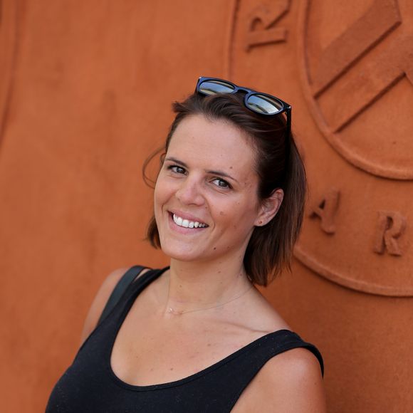 Laure Manaudou - People dans le village lors de la finale du tournoi de tennis de Roland-Garros à Paris, le 7 juin 2015. © DOMINIQUE JACOVIDES / BESTIMAGE