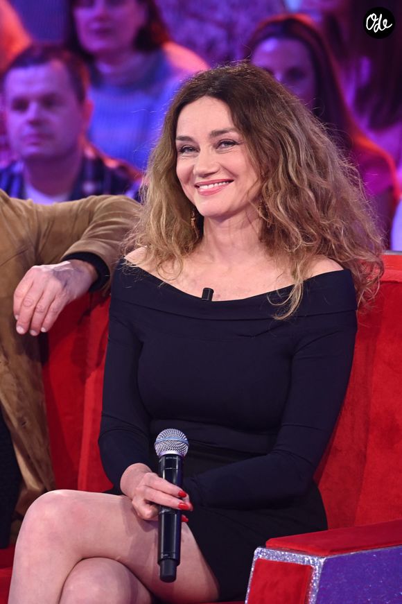 Exclusif - Marine Delterme lors de l'enregistrement de l'émission "Vivement dimanche" au studio Rive Gauche, présentée par M.Drucker avec une diffusion sur France 3 le 15 mars 2026, à Paris, France, le 4 mars 2026. © Guillaume Gaffiot/Bestimage