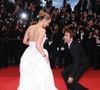 Les deux acteurs se sont montrés très complices lors de la montée des marches

L'acteur britannique Robert Pattinson et l'actrice américaine Jennifer Lawrence assistent au tapis rouge du film "Die My Love" lors du 78ème Festival de Cannes au Palais des Festivals le 17 mai 2025 à Cannes, France. Photo by Jerome Domine/ABACAPRESS.COM