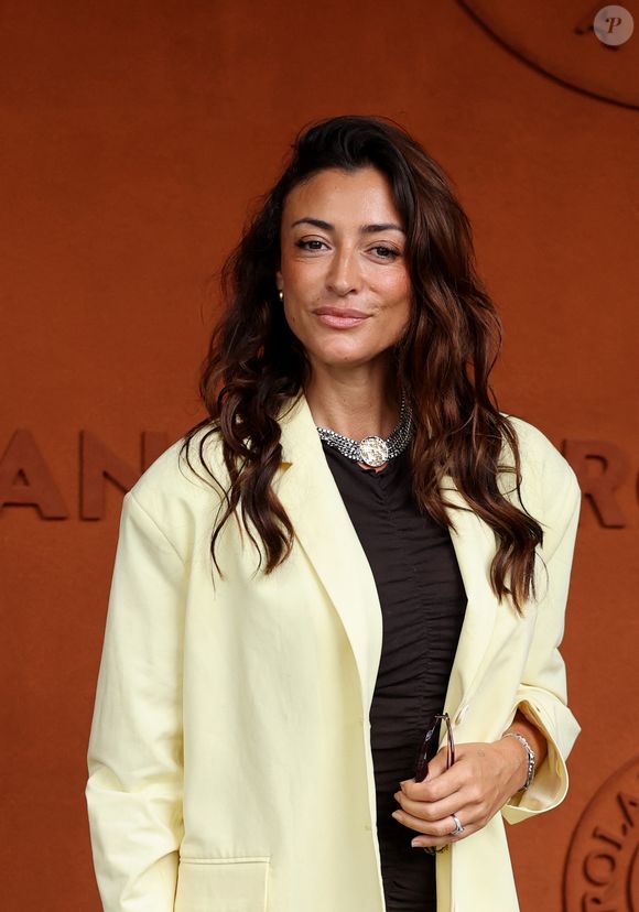 Rachel Legrain-Trapani (Miss France 2007) au village lors des Internationaux de France de Tennis de Roland Garros 2025, à Paris, France, le 4 Juin 2025. © Jacovides-Moreau/Bestimage