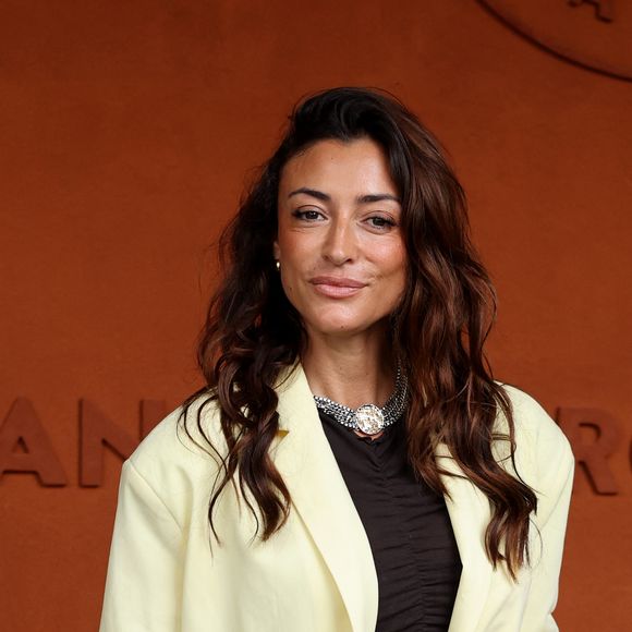 Rachel Legrain-Trapani (Miss France 2007) au village lors des Internationaux de France de Tennis de Roland Garros 2025, à Paris, France, le 4 Juin 2025. © Jacovides-Moreau/Bestimage