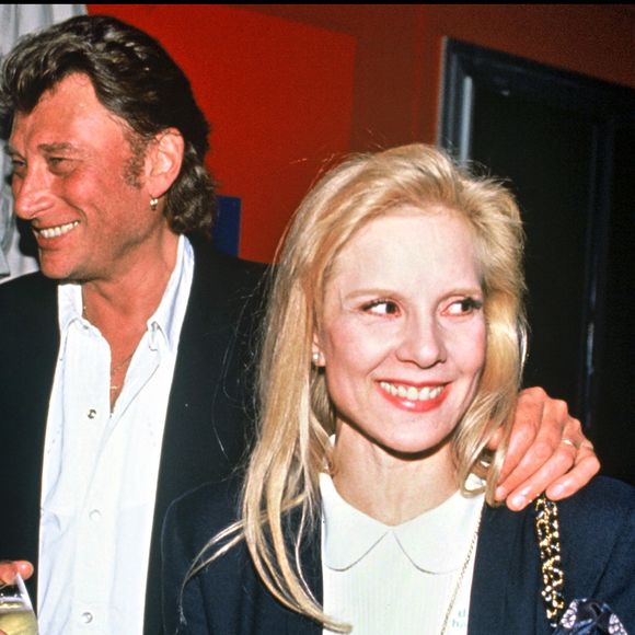 Archives - Johnny Hallyday et Sylvie Vartan pour le concert de leur fils David Hallyday au Zénith de Paris