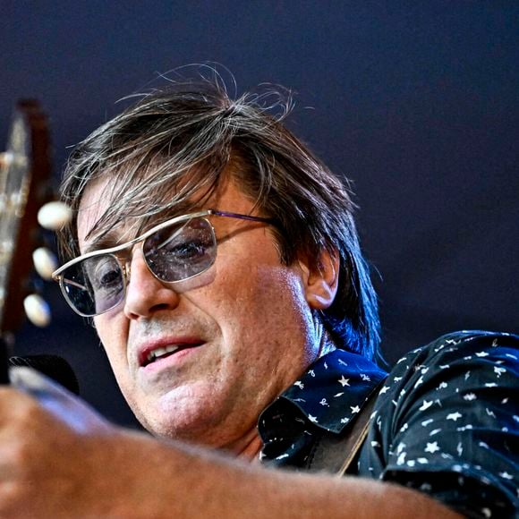 Thomas Dutronc en concert lors du 5ème Festival de Jazz en Albret à Nérac, le 14 septembre 2025.  © Thierry Breton / PsnewZ / Bestimage