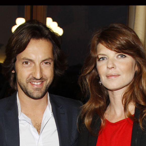 Frédéric Diefenthal et Gwendoline Hamon, remise de la légion d'honneur à Christian Carion par Emir kusturica au ministère de l'agriculture et de l'alimentation de la peche, de la ruralité et de l'aménagement du territoire. © OLIVIER BORDE / BESTIMAGE