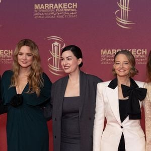 Vincent Lacoste, Virginie Efira, Rebecca Zlotowski, Jodie Foster et Anne Berest assistent au 22ème Festival International du Film de Marrakech Jour 2 le 29 novembre 2025 à Paris, France. Photo by Nasser Berzane/ABACAPRESS.COM