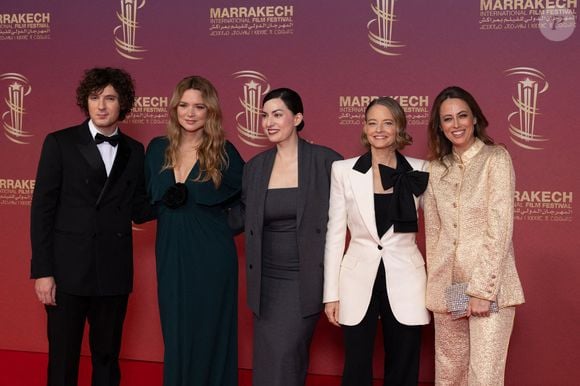 Vincent Lacoste, Virginie Efira, Rebecca Zlotowski, Jodie Foster et Anne Berest assistent au 22ème Festival International du Film de Marrakech Jour 2 le 29 novembre 2025 à Paris, France. Photo by Nasser Berzane/ABACAPRESS.COM