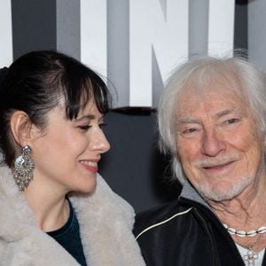Murielle Megevand et Hugues Aufray assistent à l'avant-première du film 'Un Parfait Inconnu - A Complete Unknown' au Grand Rex le 15 janvier 2025 à Paris, France. Photo by Nasser Berzane/ABACAPRESS.COM