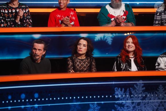 Exclusif - Arnaud Tsamère, Isabelle Vitari, Adeline Tonuitti - Enregistrement de l'émission "100% Logique, Spéciale Noël", présentée par C.Féraud et diffusée le 21 décembre sur France 2.
© Christophe Clovis / Bestimage