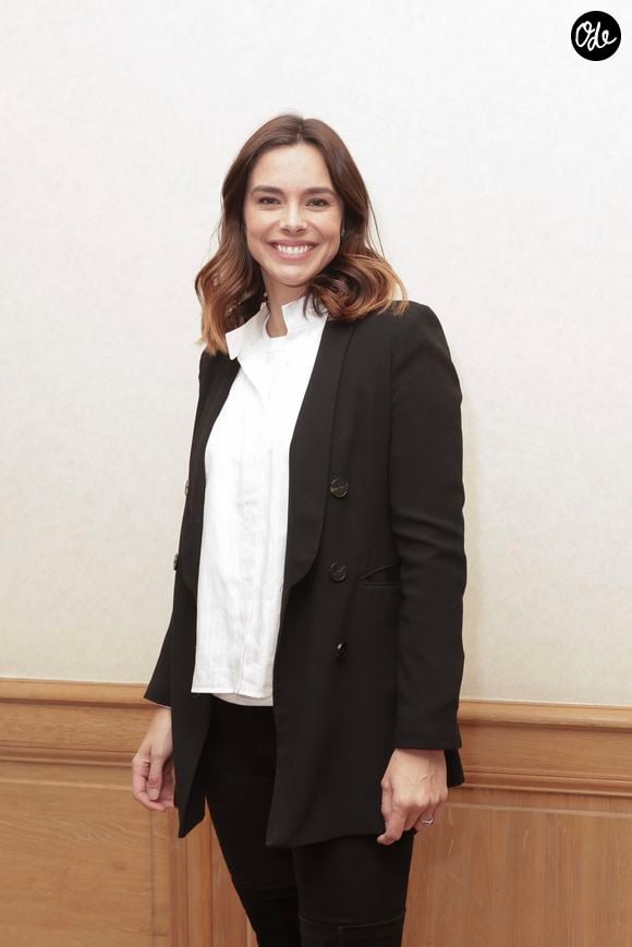 Exclusif - Marine Lorphelin (Miss France 2013) lors de la conférence de presse "Défi d'Elles 2024" à Paris le 10 janvier 2024.

© Jack Tribeca / Bestimage
