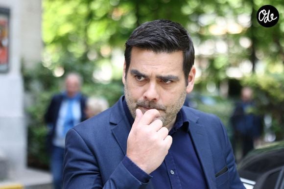 Matthieu Lartot lors de la cérémonie funéraire de Daniel Bilalian à l'église Saint-Pierre de Neuilly-sur-Seine, près de Paris, en France, le 22 mai 2025. Le journaliste, présentateur de journal télévisé et animateur de télévision français Daniel Bilalian est décédé le 14 mai 2025 à l'âge de 78 ans. Photo de Raphaël Lafargue/ABACAPRESS.COM