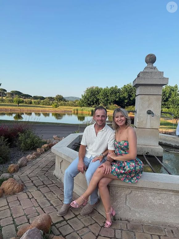 Ludovic ("L'amour est dans le pré") avec Julia. @Instagram