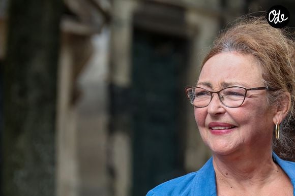 Catherine Frot aux obsèques de Dominique Frot au cimetière du Père Lachaise à Paris, France, le 21 août 2026. © enis Guignebourg/Bestimage