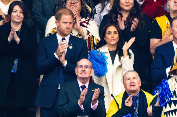 Le prince Harry et Meghan Markle assistent à la cérémonie d'ouverture des "Invictus Games Vancouver Whistler 2025" au Canada le 8 février 2025. (Backgrid USA / Bestimage).