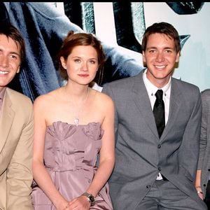 Oliver Phelps, Bonnie Wright, James Phelps et Tom Felton – avant-première du film Harry Potter et le Prince de sang-mêlé à la Gare du Nord.
Guillaume Gaffiot/Bestimage