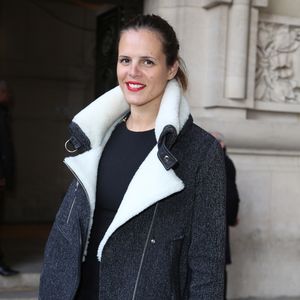 Laure Manaudou - Arrivées des people au défilé de mode, collection prêt-à-porter automne-hiver 2014/2015 "Guy Laroche" au Grand Palais à Paris. Le 26 février 2014. Guignebourg - Veeren / Bestimage