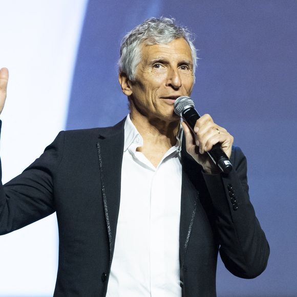 Nagui - Scène du Gala de la Fondation Recherche Alzheimer placée sous le signe de l’émotion et du partage avec un concert unique sur le thème "2 générations chantent pour la 3ème" à l’Olympia à Paris le 17 mars 2025. © Olivier Borde - Bertrand Rindoff/Bestimage